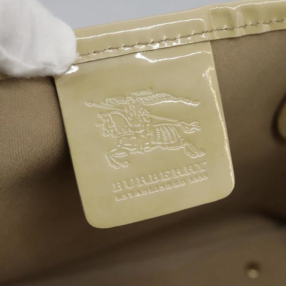 BURBERRY Nova Check Tote Bag PVC Beige Auth ti2855 - Picture 16 of 16